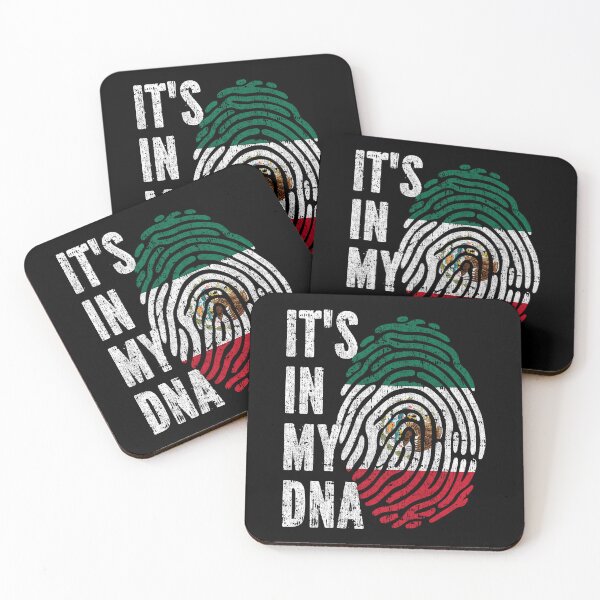 Item preview, IT'S IN MY DNA Mexico Flag Roots designed and sold by CosmoKitsch.