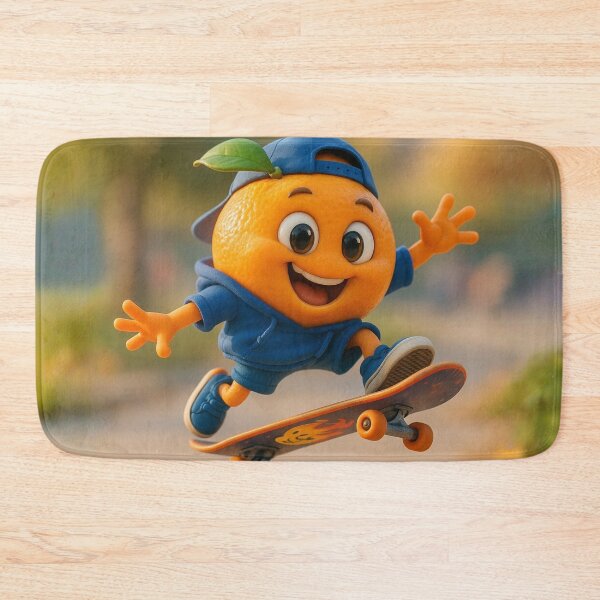 Item preview, Skater Orange designed and sold by Sillytoe.