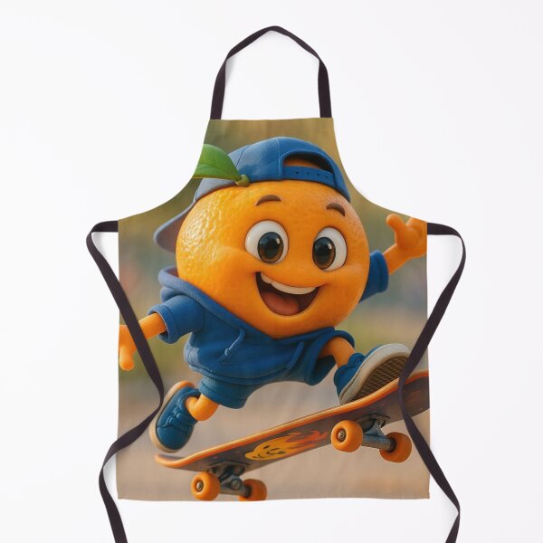 Item preview, Skater Orange designed and sold by Sillytoe.