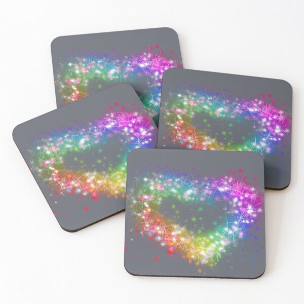 Item preview, Sparkling colorful heart | love is love | pride | colors of the rainbow | twinkle lights  Fire designed and sold by hollycooper.