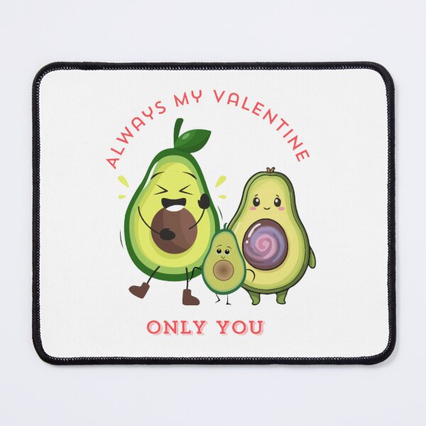 Item preview, Always Valentine Avocado Family – Cute Couple with Baby | Valentine Gift designed and sold by LazyButGenius.