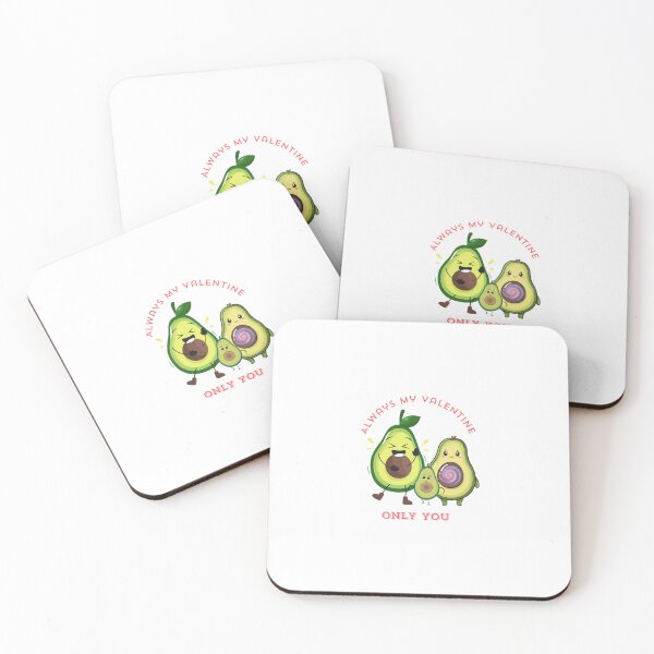 Item preview, Always Valentine Avocado Family – Cute Couple with Baby | Valentine Gift designed and sold by LazyButGenius.