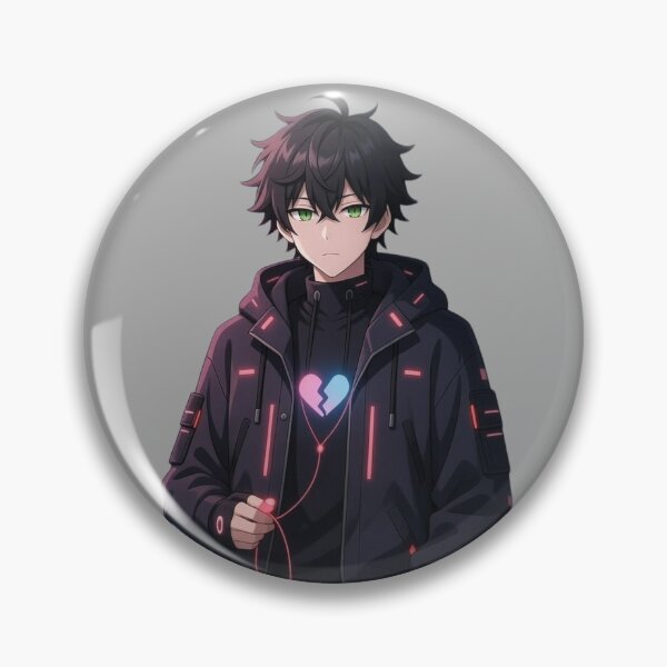 Artikelvorschau, KAIRO – Anime-Junge mit gebrochenem Herzen | Düstere Streetwear-Kunst zum Valentinstag entworfen und verkauft von Brightstudio00.