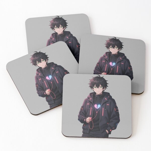 Item preview, KAIRO – Broken Heart Anime Boy | Dark Valentine Streetwear Art designed and sold by Brightstudio00.