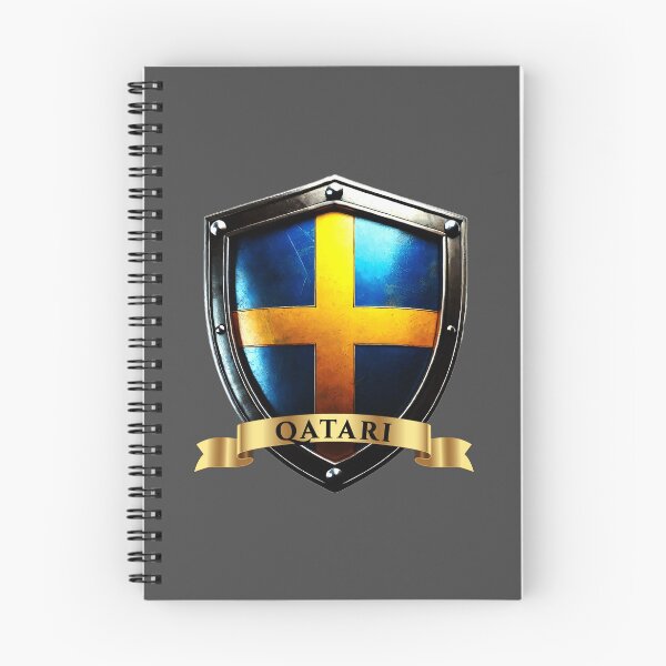 Item preview, Qatari Swedish Heritage Crest Shield designed and sold by Highlandkings.
