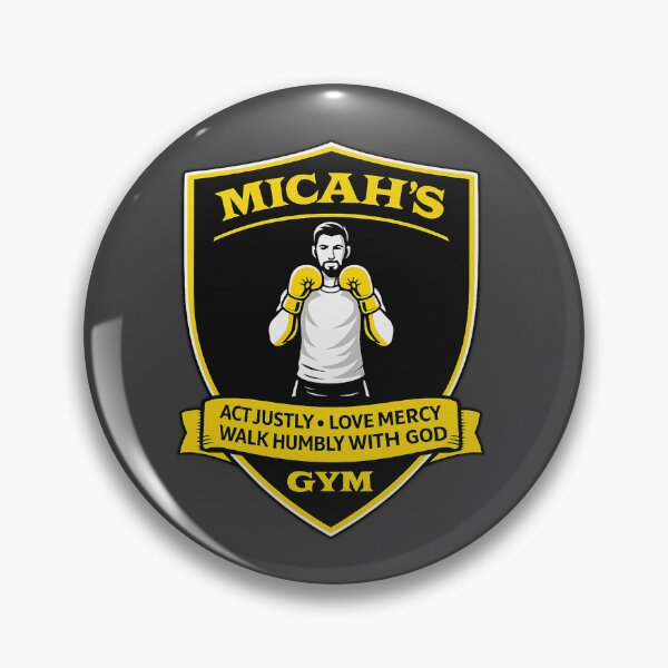 Item preview, Micah’s Gym – Act Justly Love Mercy Boxing Emblem designed and sold by SaintGear.