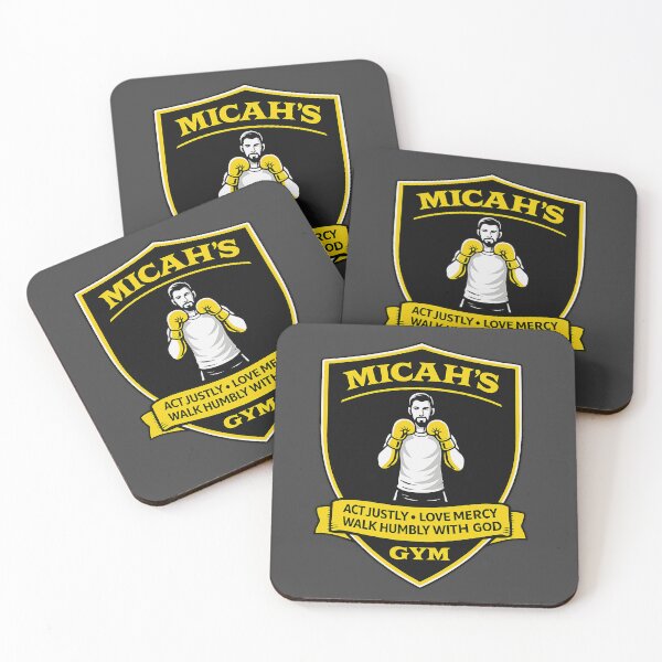 Item preview, Micah’s Gym – Act Justly Love Mercy Boxing Emblem designed and sold by SaintGear.