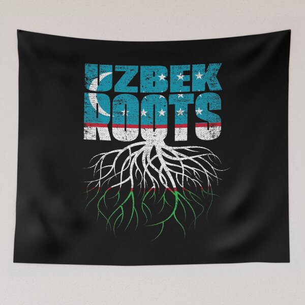Item preview, Uzbek Roots Heritage Flag designed and sold by GabbyKash.
