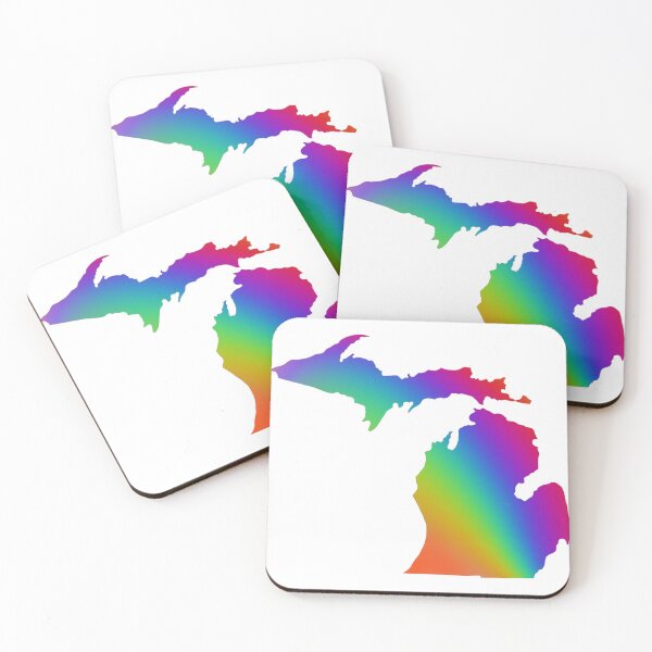 Item preview,  the Great Lake state, rainbow, gay pride, love is love designed and sold by hollycooper.