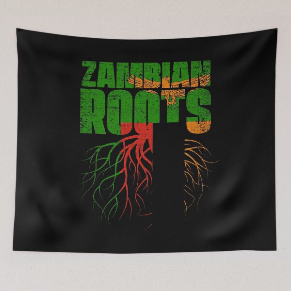 Item preview, Zambian Roots Zambia Heritage Flag designed and sold by GabbyKash.