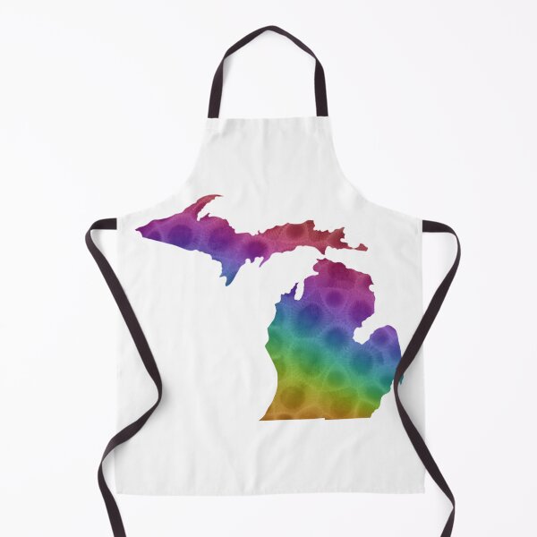 Item preview, Petoskey colorful stones, the Great Lake state, rainbow pattern designed and sold by hollycooper.