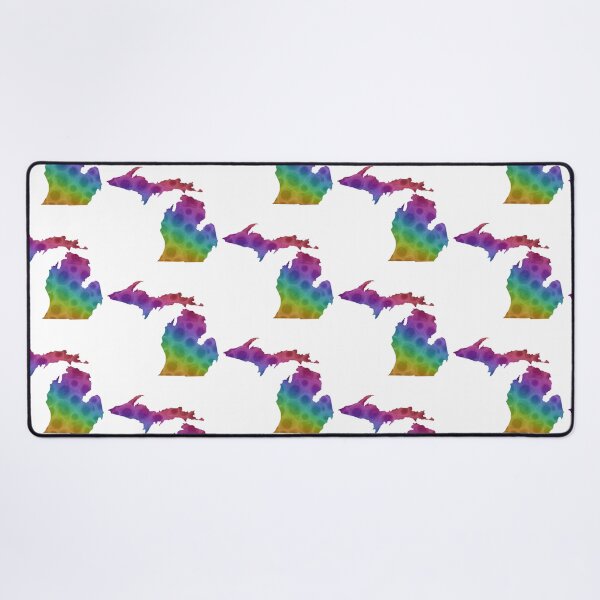 Item preview,  Petoskey colorful stones, the Great Lake state, rainbow pattern  designed and sold by hollycooper.