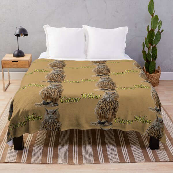 Item preview,  Whoo Cares Eurasian Eagle owl designed and sold by Dalyndigital Photography.