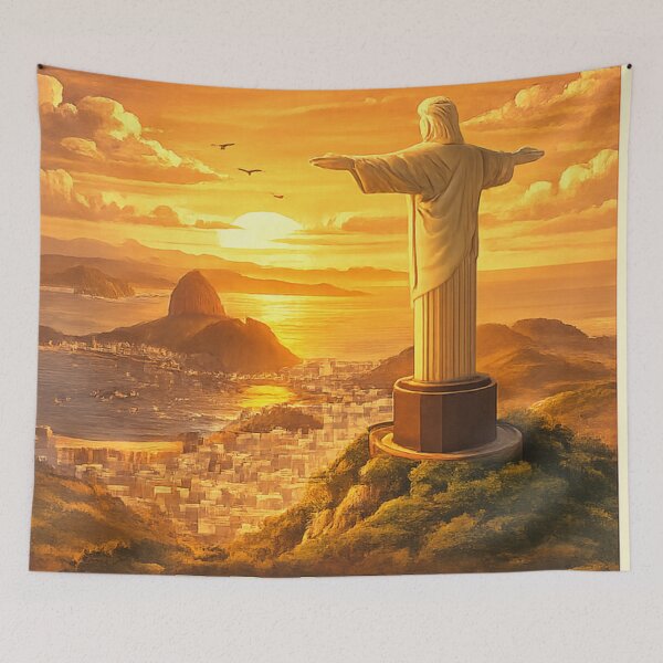 Item preview, Rio De Janeiro Stamp Sticker  designed and sold by ouatisworld.