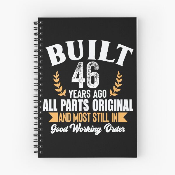 Item preview, Built 46 Years Ago – All Parts Original & Still in Good Working Order Vintage T-Shirt designed and sold by popcorntot.