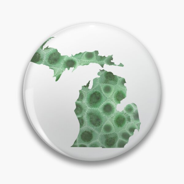 Item preview, Petoskey green stones, the Great Lake state, Michigander, Petoskey stone pattern designed and sold by hollycooper.