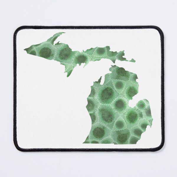 Item preview, Petoskey green stones, the Great Lake state, Michigander, Petoskey stone pattern designed and sold by hollycooper.