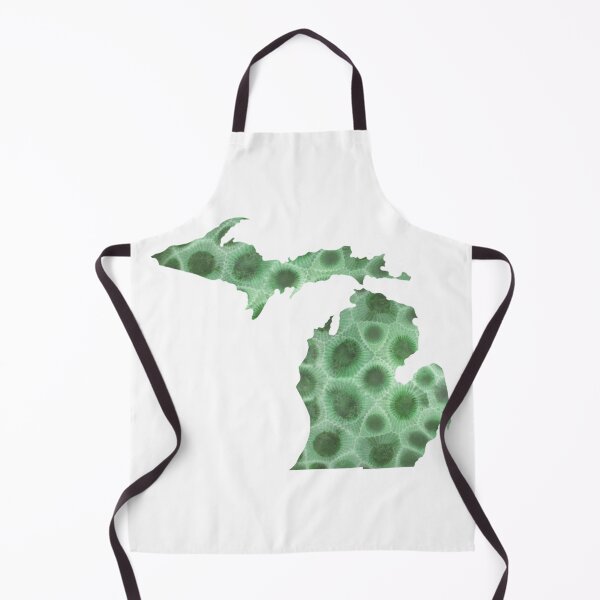 Item preview, Petoskey green stones, the Great Lake state, Michigander, Petoskey stone pattern designed and sold by hollycooper.