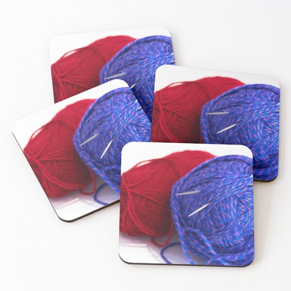 Item preview, Ball of yarn and knitting needles on white background. Close up. designed and sold by IgorKovalenko.