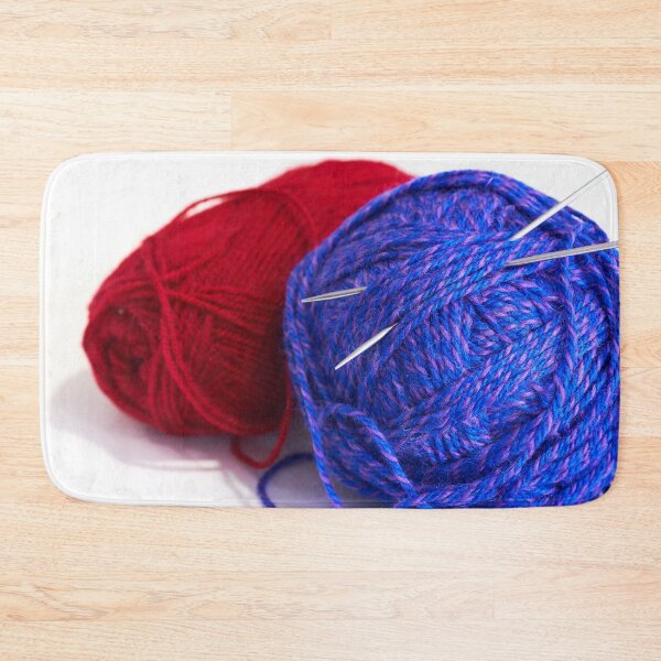 Item preview, Ball of yarn and knitting needles on white background. Close up. designed and sold by IgorKovalenko.
