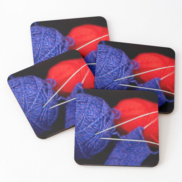 Item preview, Ball of yarn and knitting needles on white background. Close up. designed and sold by IgorKovalenko.