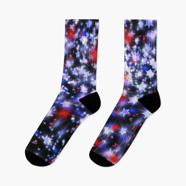 Item preview, Red white and blue Starry night | Fourth of July | American independence  designed and sold by hollycooper.