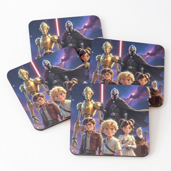 Item preview, Star Battles | Whimsical Space Adventure Crew – Cute Sci-Fi Fantasy Fan Art designed and sold by MovieBuffs3000.