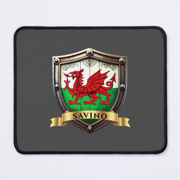 Item preview, Savino Welsh Heritage Crest Shield designed and sold by Highlandkings.
