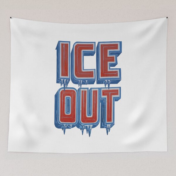 Item preview, ICE OUT Abolish and resist designed and sold by blackdogshop.