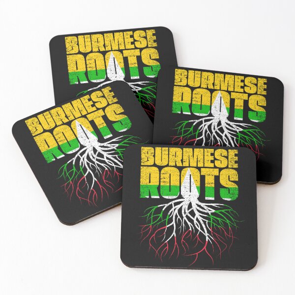 Item preview, Burmese Roots Myanmar Heritage Flag designed and sold by GabbyKash.