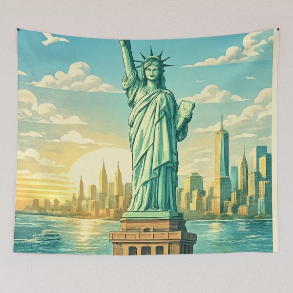 Item preview, New York Stamp Sticker  designed and sold by ouatisworld.