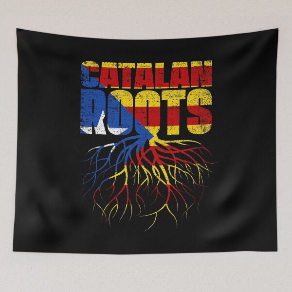 Item preview, Catalan Roots Catalonia Heritage Flag designed and sold by GabbyKash.