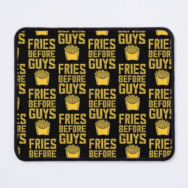 Item preview, Fries Before Guys Funny Food Pun Design designed and sold by TeeTimeTreasure.