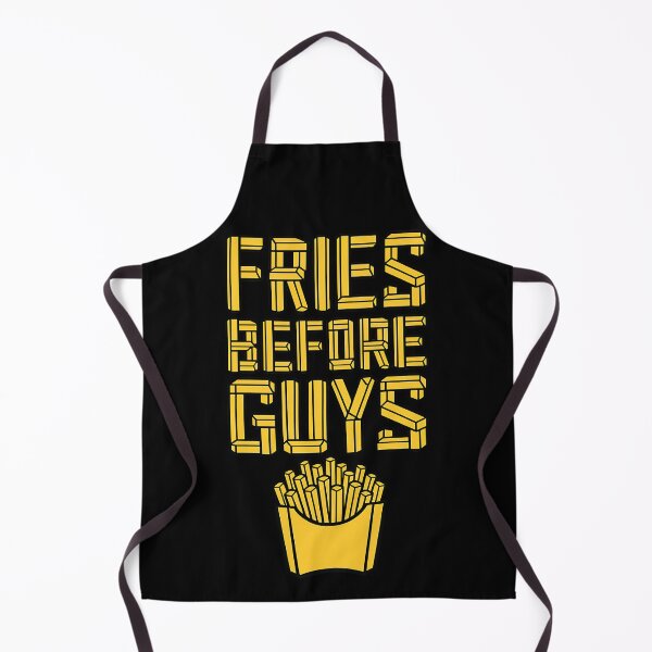 Item preview, Fries Before Guys Funny Food Pun Design designed and sold by TeeTimeTreasure.