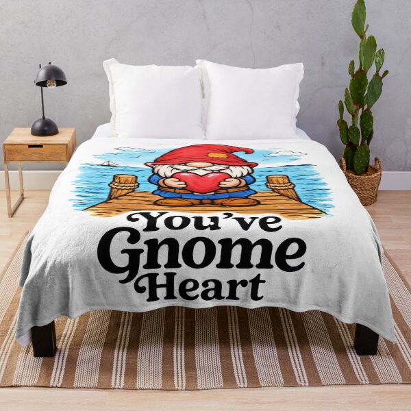 Item preview, You’ve Gnome Heart – Cute Gnome Love Design on a Pier designed and sold by Moriarty's Digital Visions.