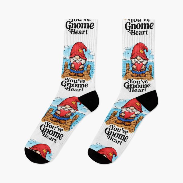 Item preview, You’ve Gnome Heart – Cute Gnome Love Design on a Pier designed and sold by Moriarty's Digital Visions.