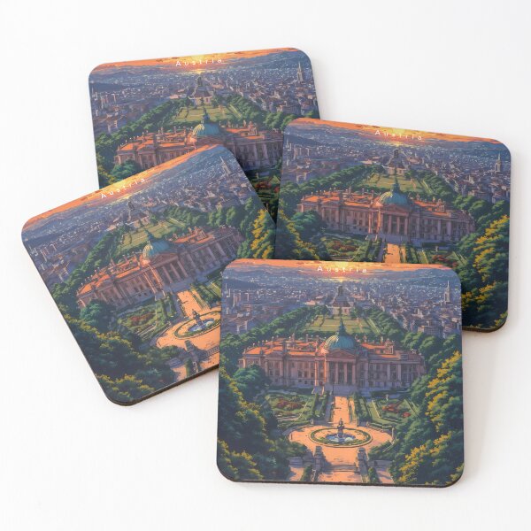 Item preview, Golden Majesty at Belvedere - 90s Vintage Anime Scenery designed and sold by JacksoonLester.