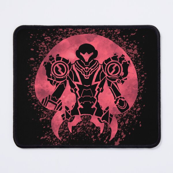 Item preview, Samus in Metroid Dread Gravity Suit inside Pink Metroid with Paint Splatter designed and sold by Goolsby-Designs.