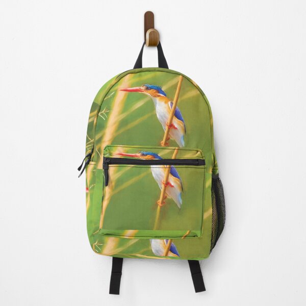 Item preview, Watchful Malachite Kingfisher designed and sold by Kay Brewer.