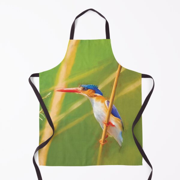Item preview, Watchful Malachite Kingfisher designed and sold by Kay Brewer.
