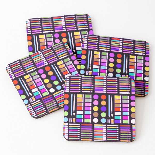 Item preview, Artist's Palette Art Case Design designed and sold by kitschandkawaii.