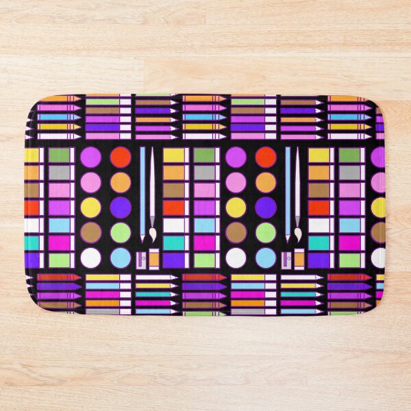 Item preview, Artist's Palette Art Case Design designed and sold by kitschandkawaii.
