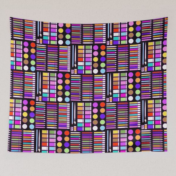Item preview, Artist's Palette Art Case Design designed and sold by kitschandkawaii.