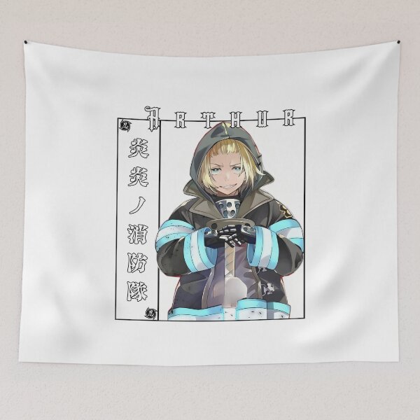 Item preview, Flame Knight Fire Brigade Anime Design designed and sold by lamiarte.
