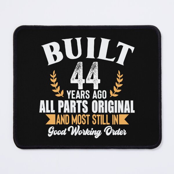 Item preview, Built 44 Years Ago – All Parts Original Retro Birthday Tee designed and sold by popcorntot.