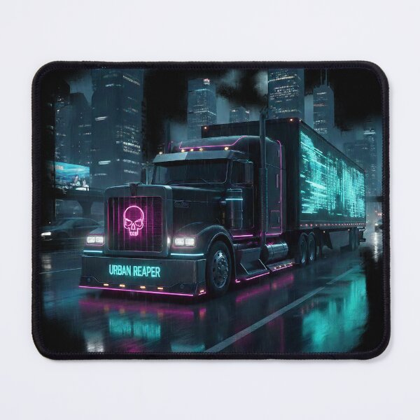 Item preview, Road Legends - Cyberpunk Neon Truck Urban Reaper designed and sold by BounoWorld.