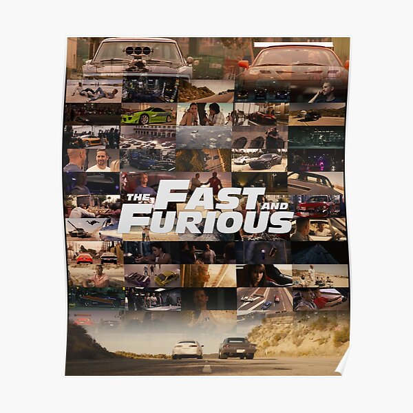 Fast & Furious - Legends - Tribute Poster