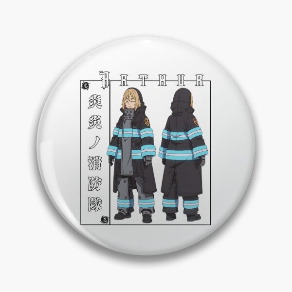 Item preview, Flame Knight Fire Brigade Anime Design designed and sold by lamiarte.