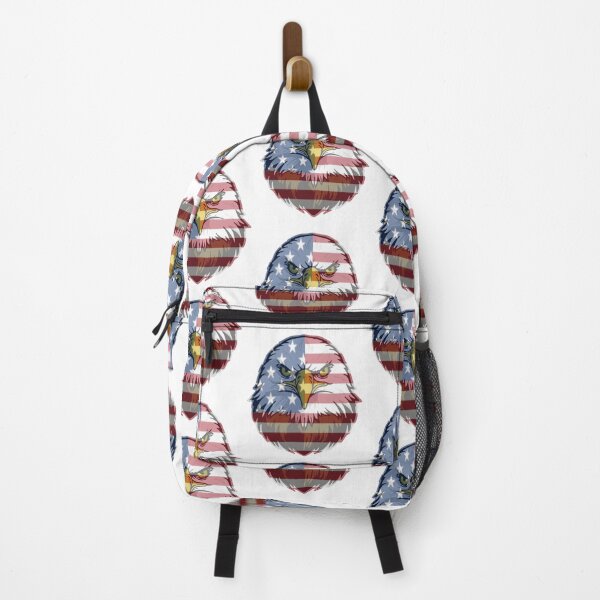 Item preview, Bald Eagle with American Flag designed and sold by m2inspiration.