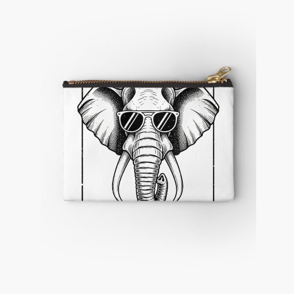 Aperçu de l'œuvre Cool Trunk Vibes – Vintage Elephant Logo créée et vendue par Pollock.